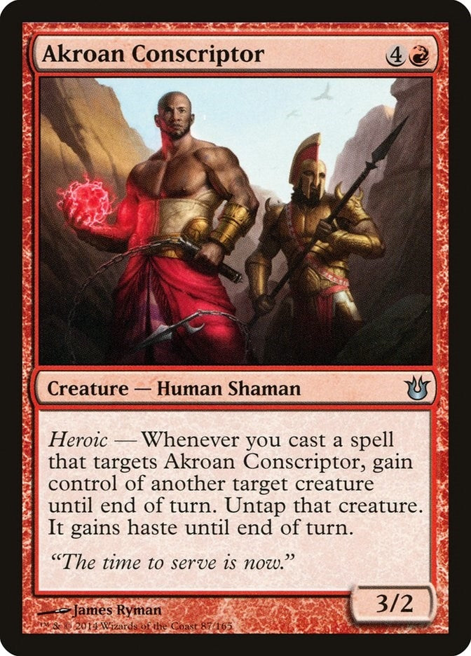 Image for Akroan Conscriptor (87) (BNG) - Magic: The Gathering