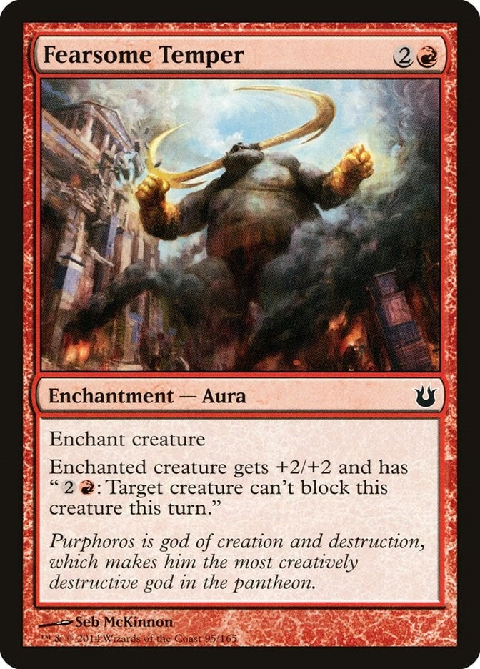 Image for Fearsome Temper (95) (BNG) - Magic: The Gathering