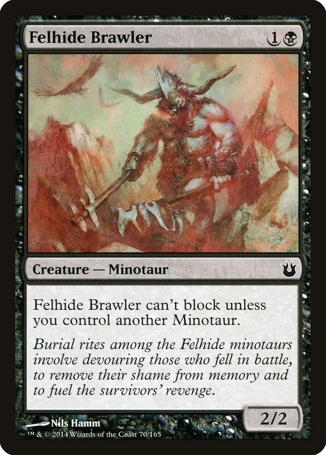 Image for Felhide Brawler (70) (BNG) - Magic: The Gathering