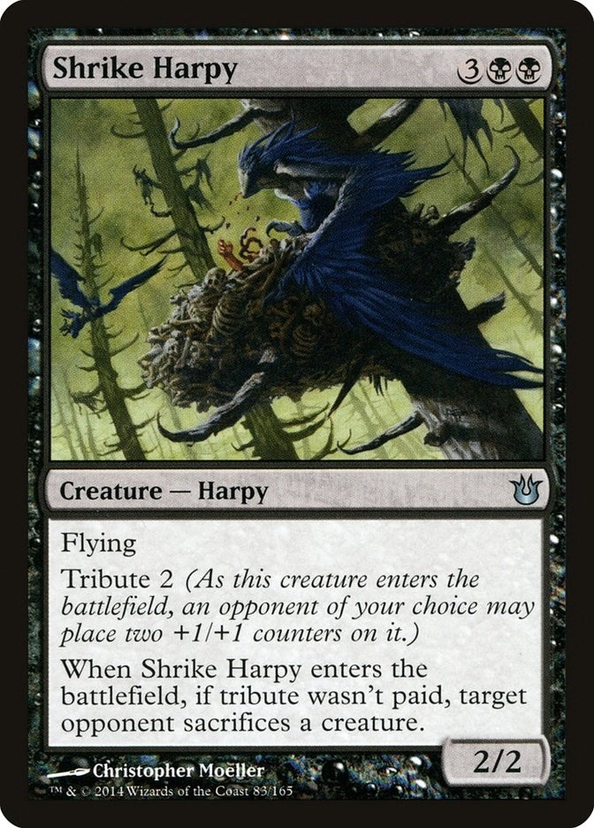 Image for Shrike Harpy (83) (BNG) - Magic: The Gathering