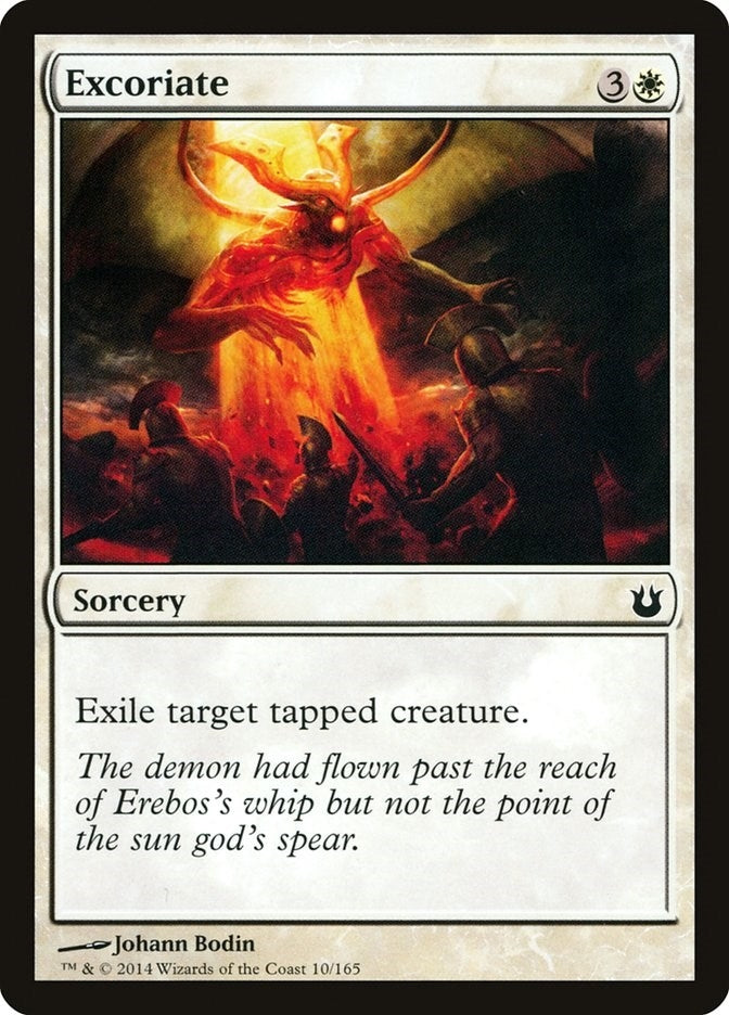 Image for Excoriate (10) (BNG) - Magic: The Gathering