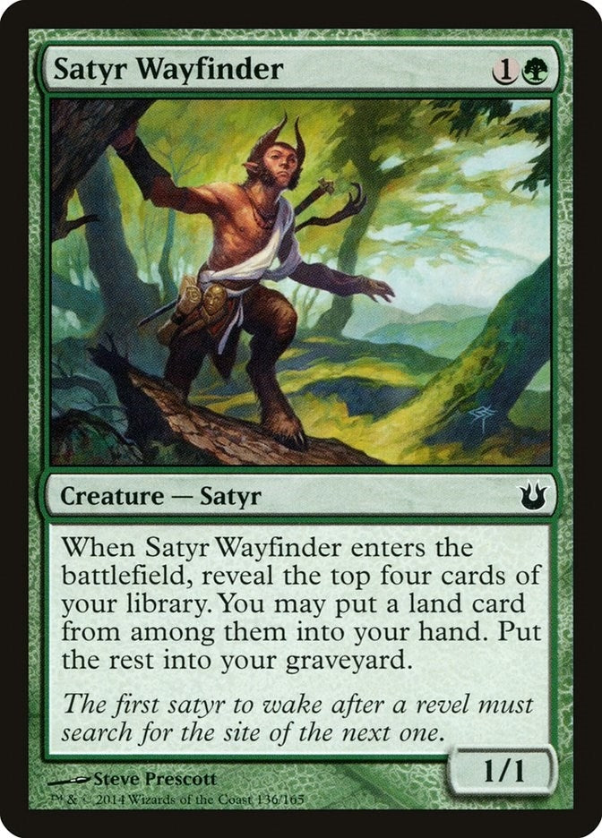 Image for Satyr Wayfinder (136) (BNG) - Magic: The Gathering