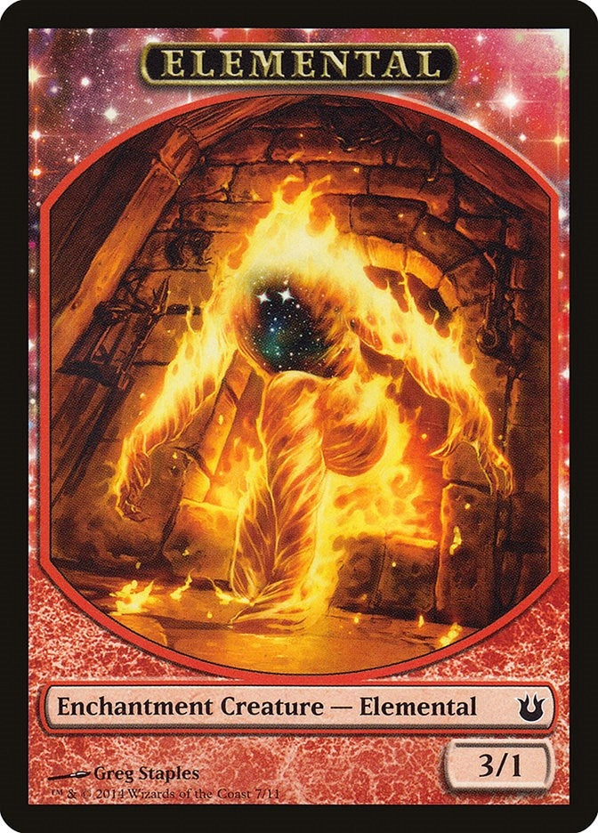 Image for Elemental Token (7) (BNG) - Magic: The Gathering