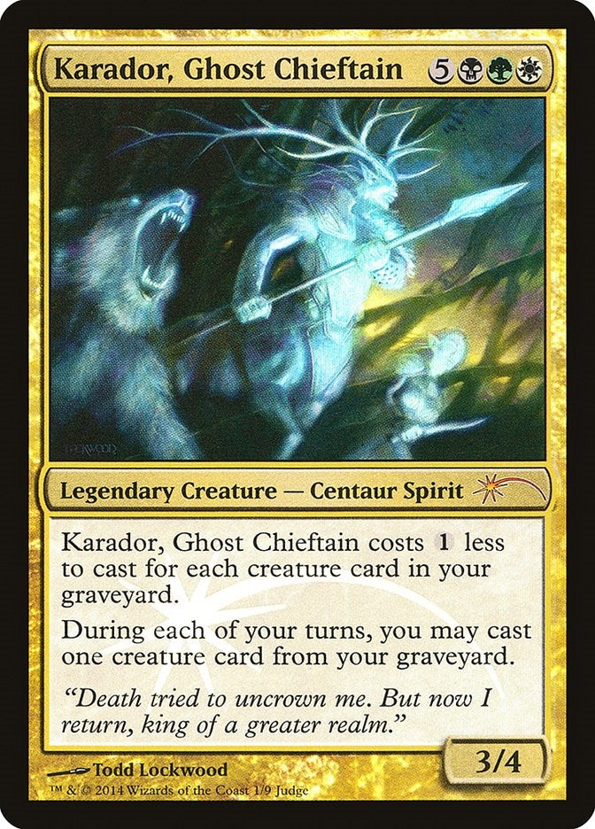 Image for Karador, Ghost Chieftain (1) (JDG) - Magic: The Gathering