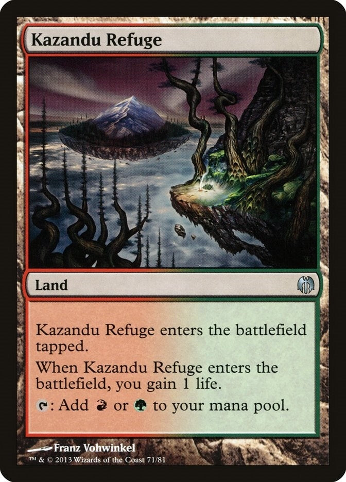 Image for Kazandu Refuge (71) (DDL) - Magic: The Gathering