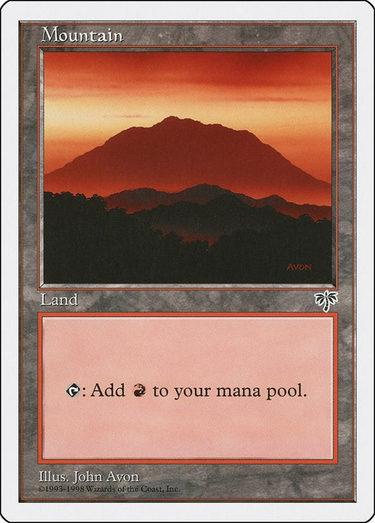 Image for Mountain (Mirage) (ATH) - Magic: The Gathering