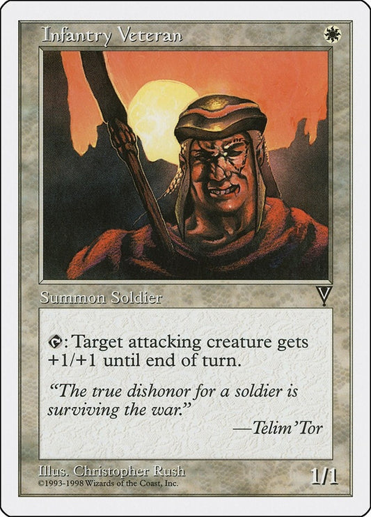 Image for Infantry Veteran (ATH) - Magic: The Gathering