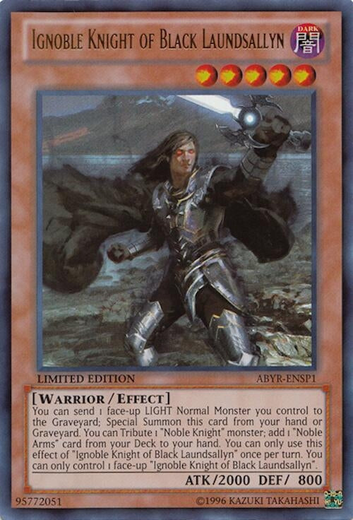 Ignoble Knight of Black Laundsallyn (ABYR-ENSP1) (ABYR-ENSP1) (ABYR)