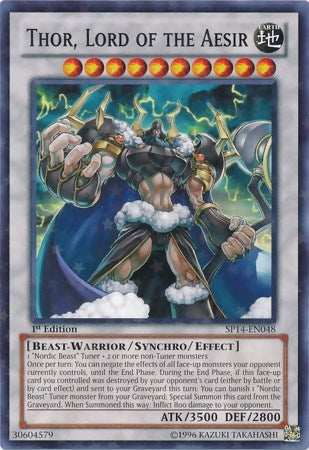 Thor, Lord of the Aesir (Starfoil) (SP14-EN048) (SP14)
