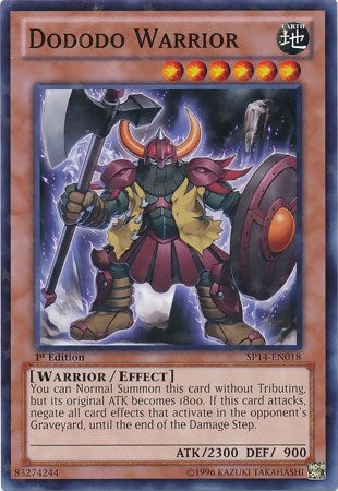 Dododo Warrior (Starfoil) (SP14-EN018) (SP14)