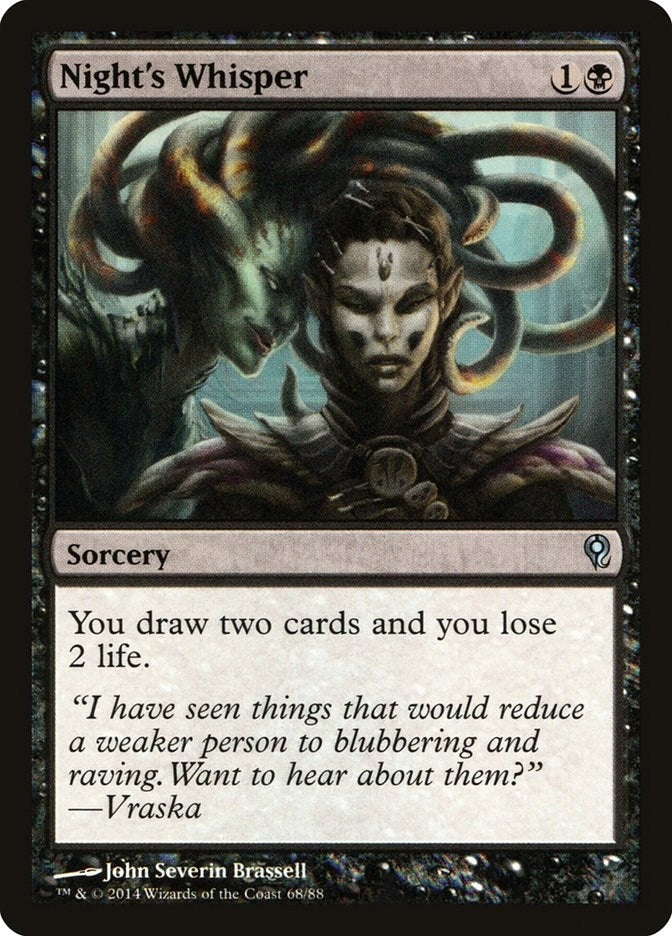 Image for Night's Whisper (68) (DDM) - Magic: The Gathering