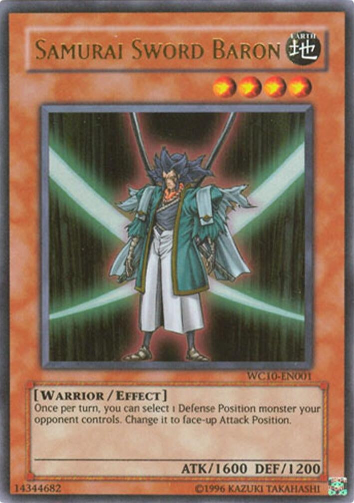 Samurai Sword Baron (WC10-EN001) (VDP)