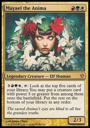 Image for Mayael the Anima (Commander 2013) (199) (OVER) - Magic: The Gathering