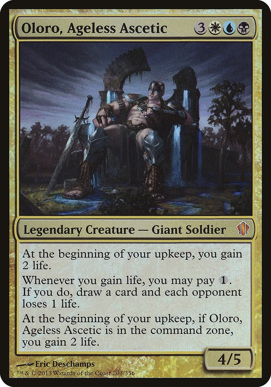 Image for Oloro, Ageless Ascetic (Commander 2013) (203) (OVER) - Magic: The Gathering