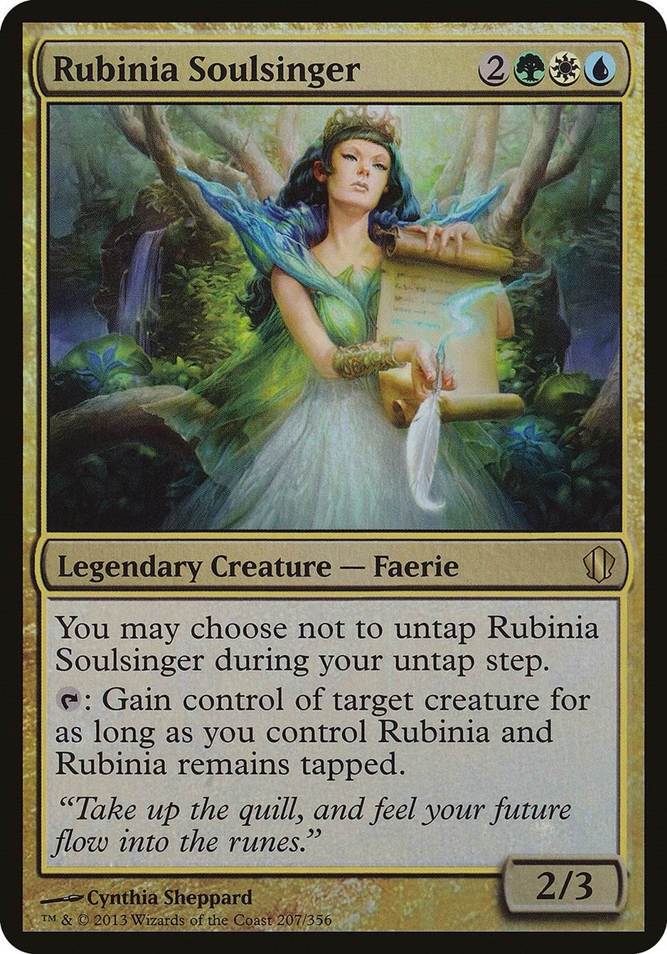 Image for Rubinia Soulsinger (Commander 2013) (207) (OVER) - Magic: The Gathering
