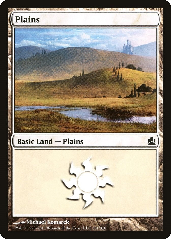 Image for Plains (301) (301) (CMD) - Magic: The Gathering