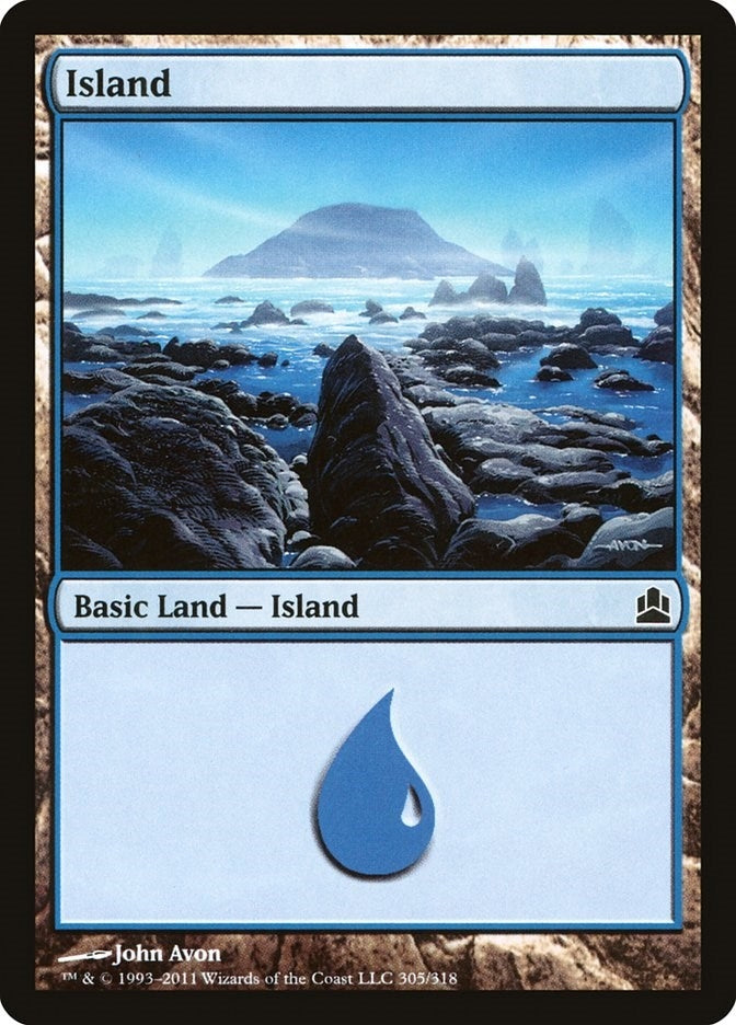Image for Island (305) (305) (CMD) - Magic: The Gathering