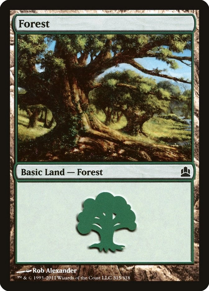 Image for Forest (315) (315) (CMD) - Magic: The Gathering