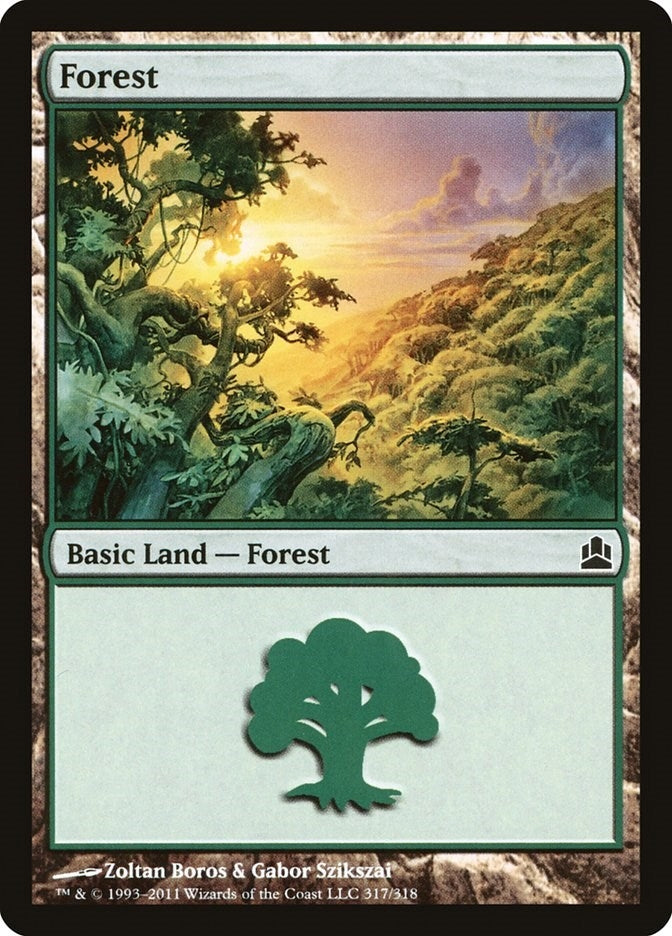 Image for Forest (317) (317) (CMD) - Magic: The Gathering