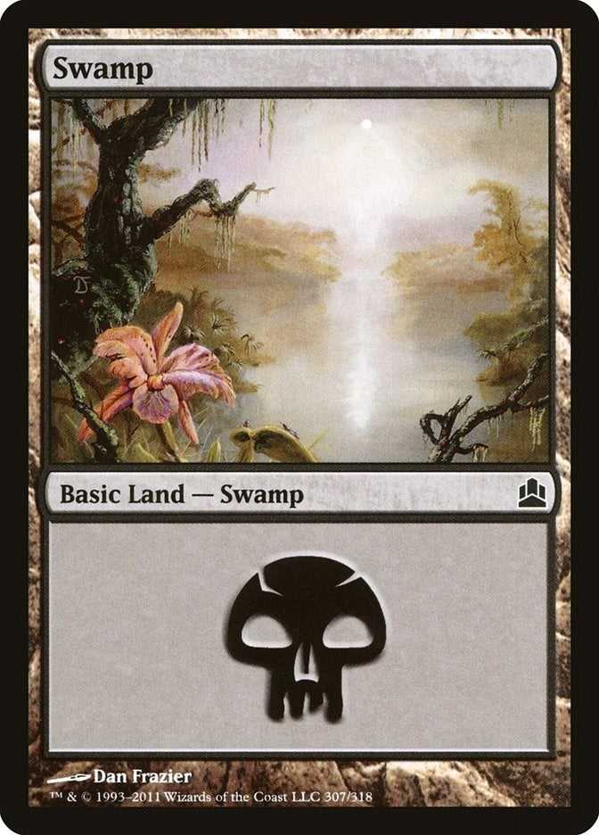 Image for Swamp (307) (307) (CMD) - Magic: The Gathering