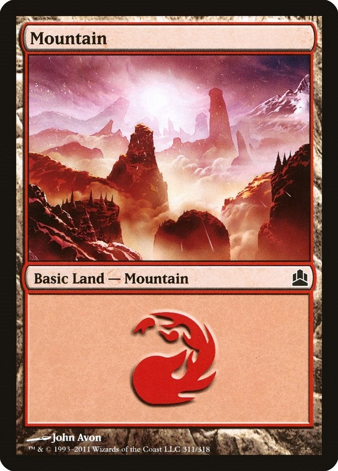 Image for Mountain (311) (311) (CMD) - Magic: The Gathering