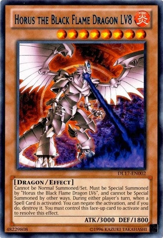 Horus the Black Flame Dragon LV8 (Blue) (DL17-EN002) (DL)