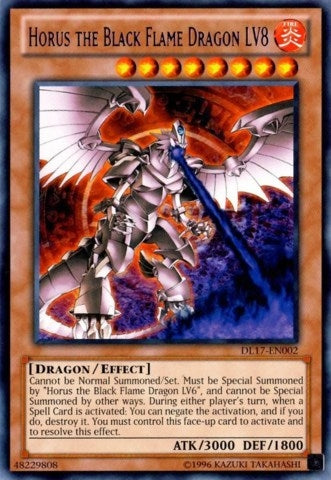 Horus the Black Flame Dragon LV8 (Purple) (DL17-EN002) (DL)