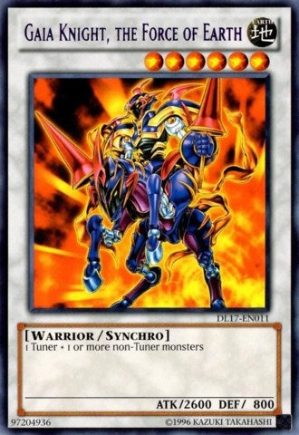Gaia Knight, the Force of Earth (Purple) (DL17-EN011) (DL)