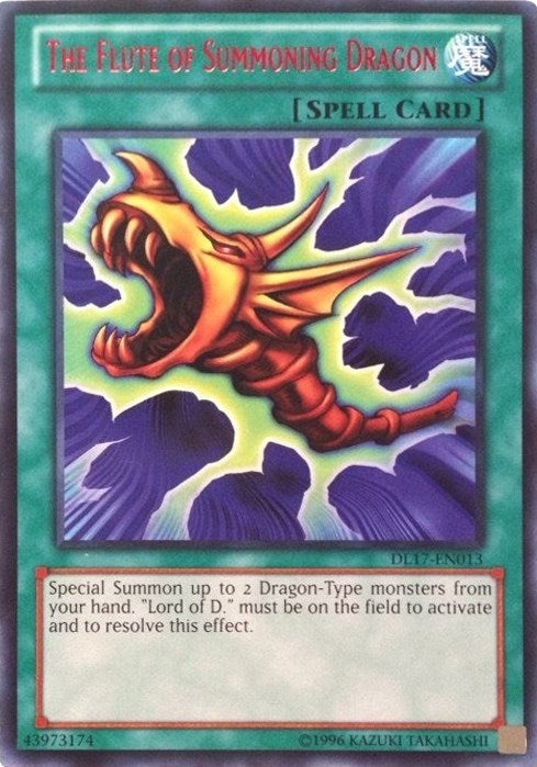 The Flute of Summoning Dragon (Red) (DL17-EN013) (DL)