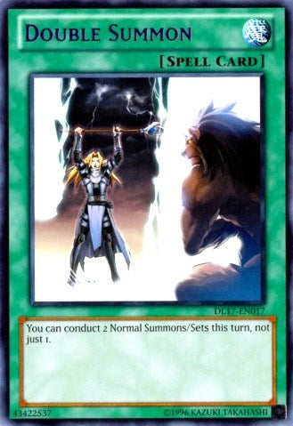 Double Summon (Blue) (DL17-EN017) (DL)
