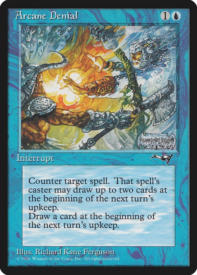 Image for Arcane Denial (Axe) (33) (ALL) - Magic: The Gathering