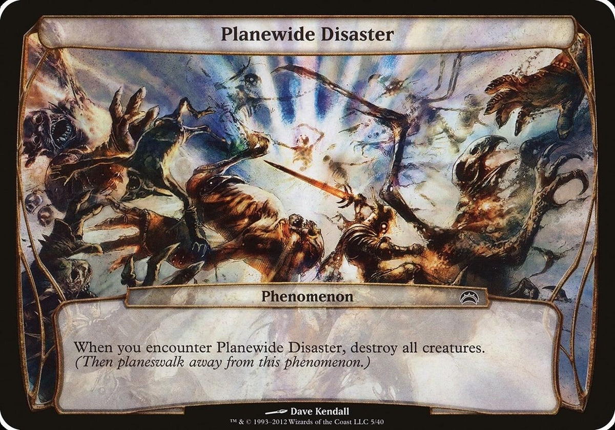 Image for Planewide Disaster (Planechase 2012) (5) (OVER) - Magic: The Gathering