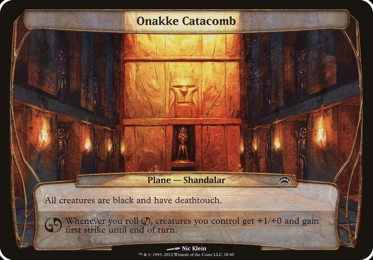 Image for Onakke Catacomb (Planechase 2012) (28) (OVER) - Magic: The Gathering