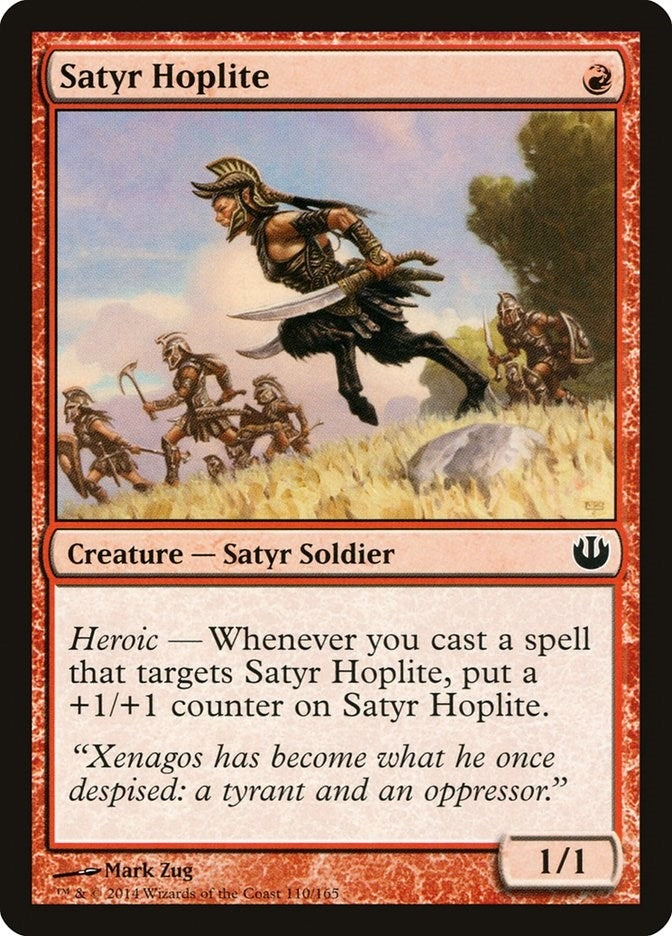 Image for Satyr Hoplite (110) (JOU) - Magic: The Gathering