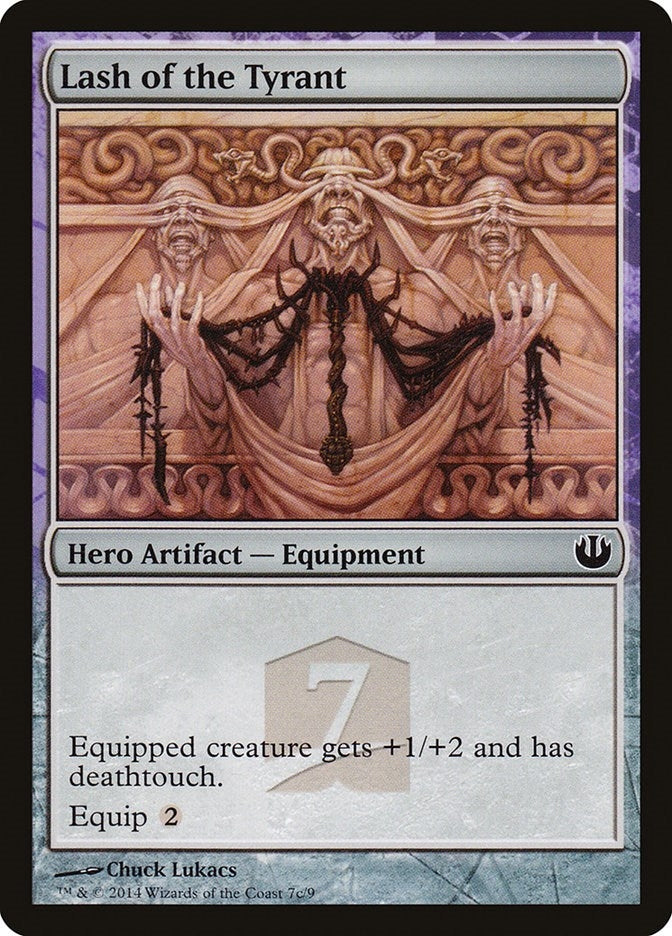 Image for Lash of the Tyrant (7c) (HERO) - Magic: The Gathering