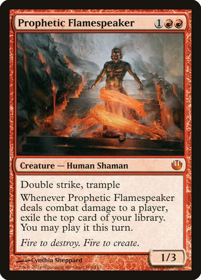 Image for Prophetic Flamespeaker (106) (JOU) - Magic: The Gathering