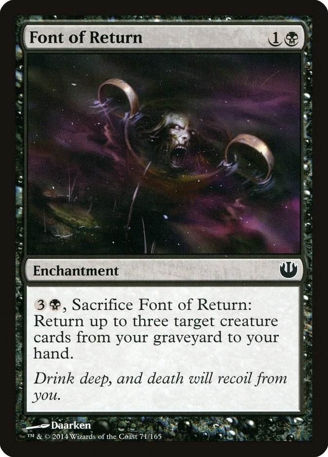 Image for Font of Return (71) (JOU) - Magic: The Gathering
