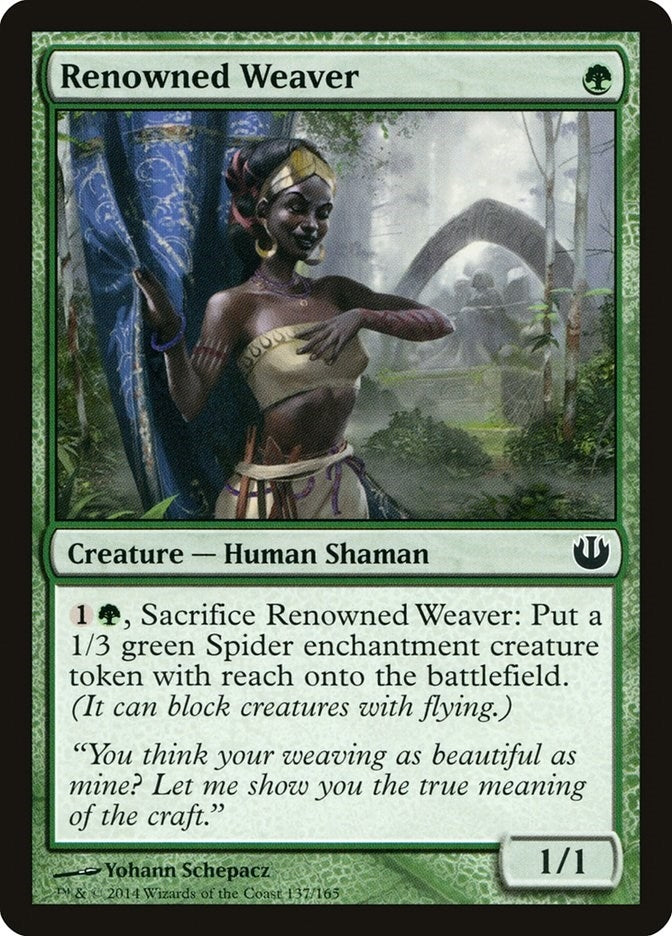Image for Renowned Weaver (137) (JOU) - Magic: The Gathering