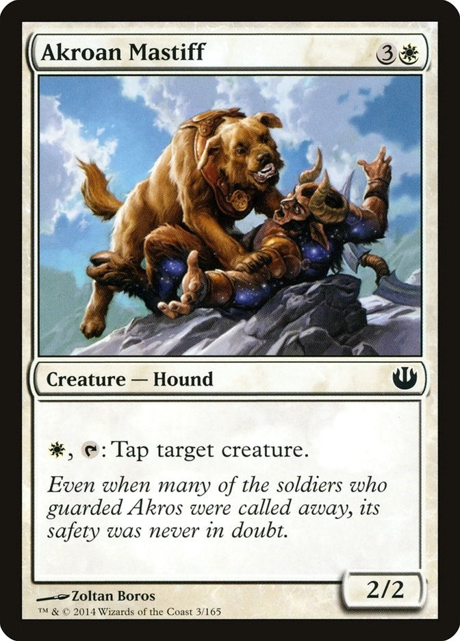 Image for Akroan Mastiff (3) (JOU) - Magic: The Gathering