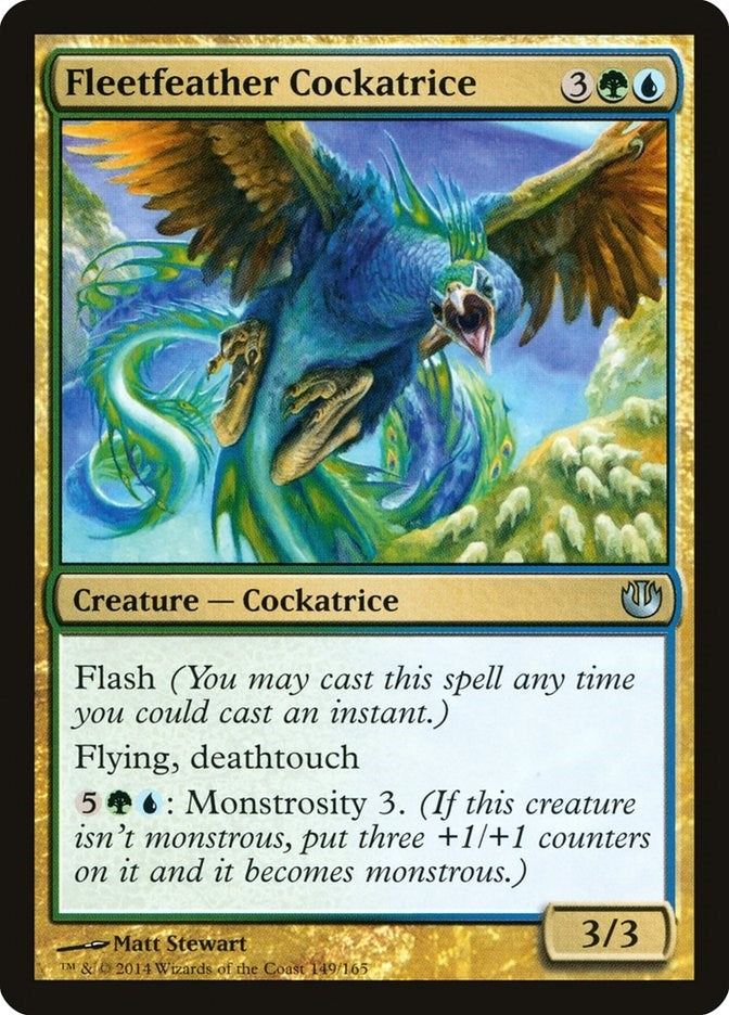 Image for Fleetfeather Cockatrice (149) (JOU) - Magic: The Gathering