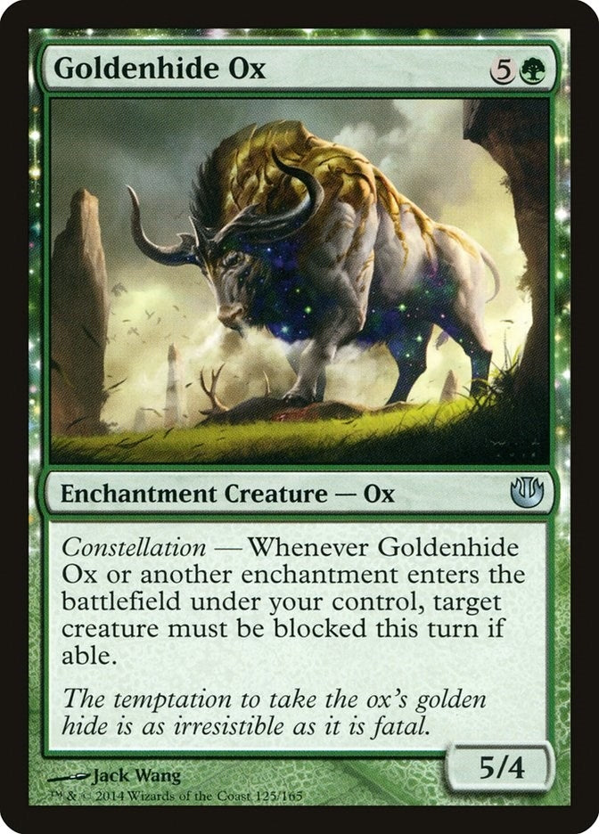 Image for Goldenhide Ox (125) (JOU) - Magic: The Gathering