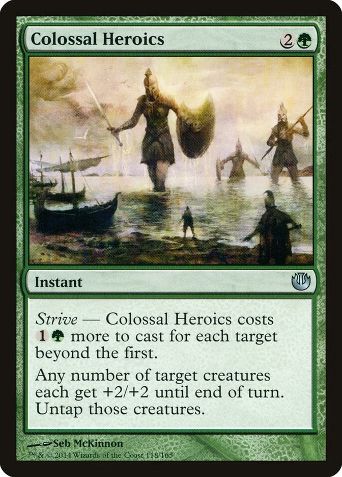 Image for Colossal Heroics (118) (JOU) - Magic: The Gathering