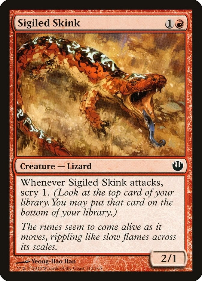 Image for Sigiled Skink (111) (JOU) - Magic: The Gathering
