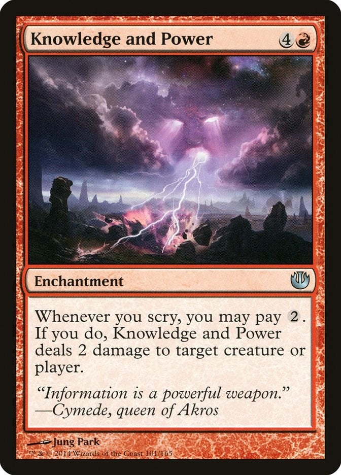 Image for Knowledge and Power (101) (JOU) - Magic: The Gathering
