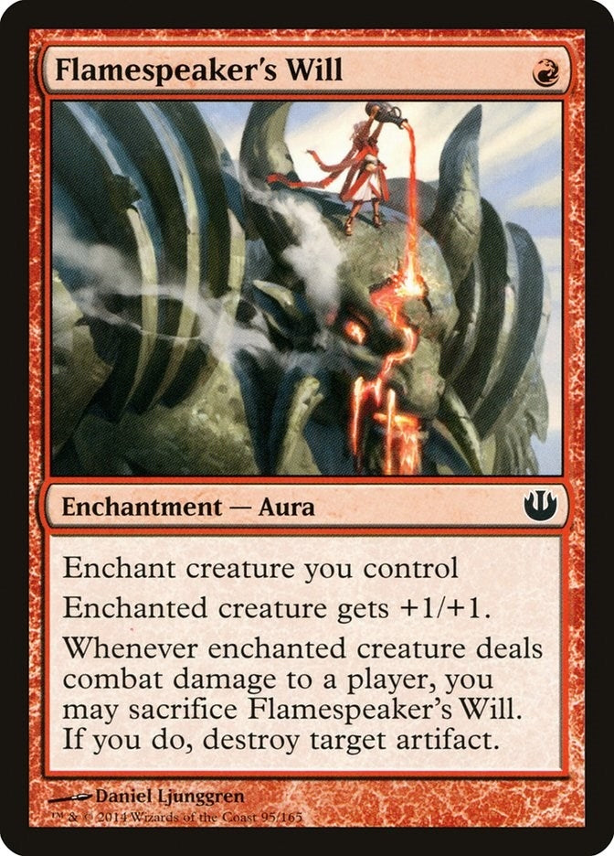 Image for Flamespeaker's Will (95) (JOU) - Magic: The Gathering