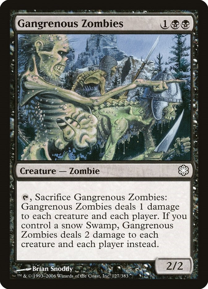 Image for Gangrenous Zombies (127) (CTD) - Magic: The Gathering