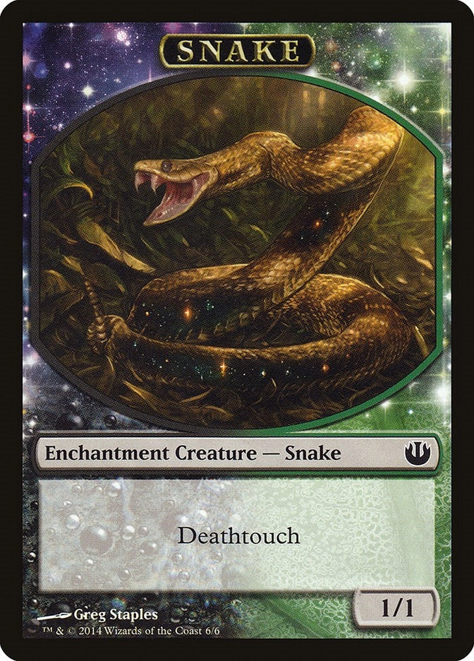 Image for Snake Token (6) (JOU) - Magic: The Gathering