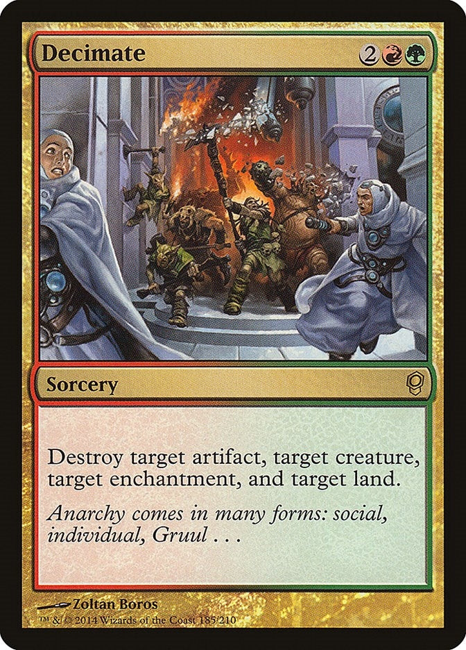 Image for Decimate (185) (CNS) - Magic: The Gathering