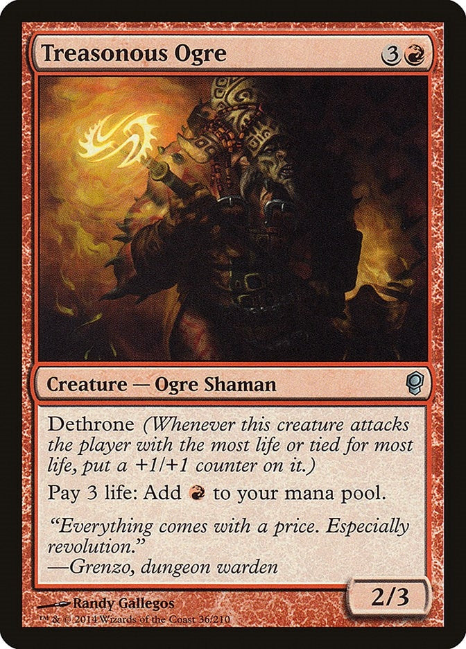 Image for Treasonous Ogre (36) (CNS) - Magic: The Gathering