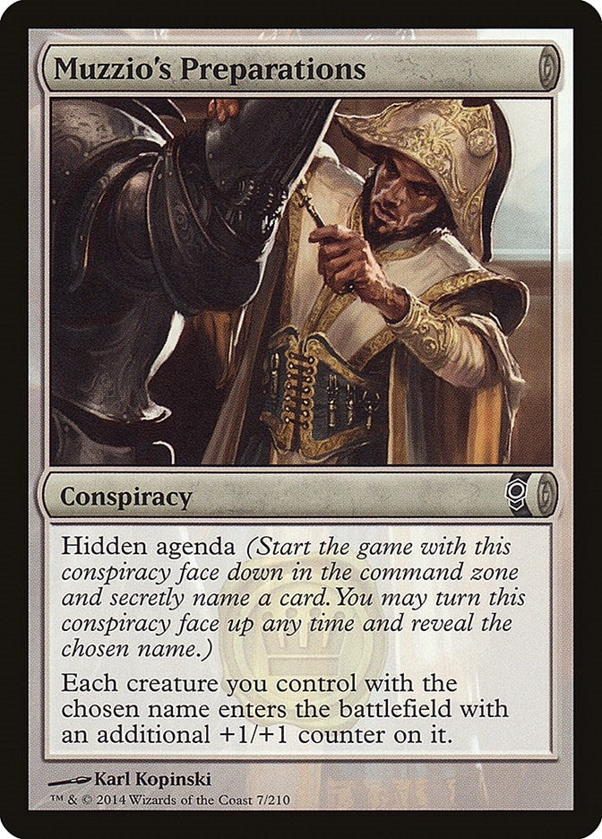 Image for Muzzio's Preparations (7) (CNS) - Magic: The Gathering